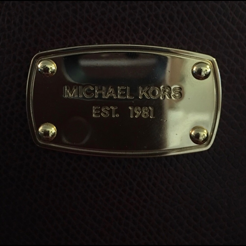 Authentic burgundy Michael Kors cross body bag